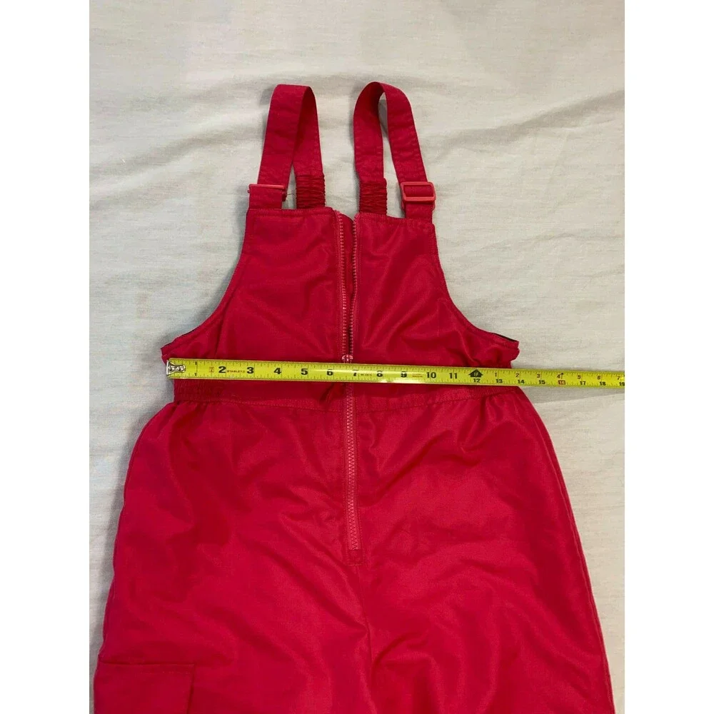 CHEROKEE GIRLS SNOW SKI OVERALLS PANTS SIZE L 10-12